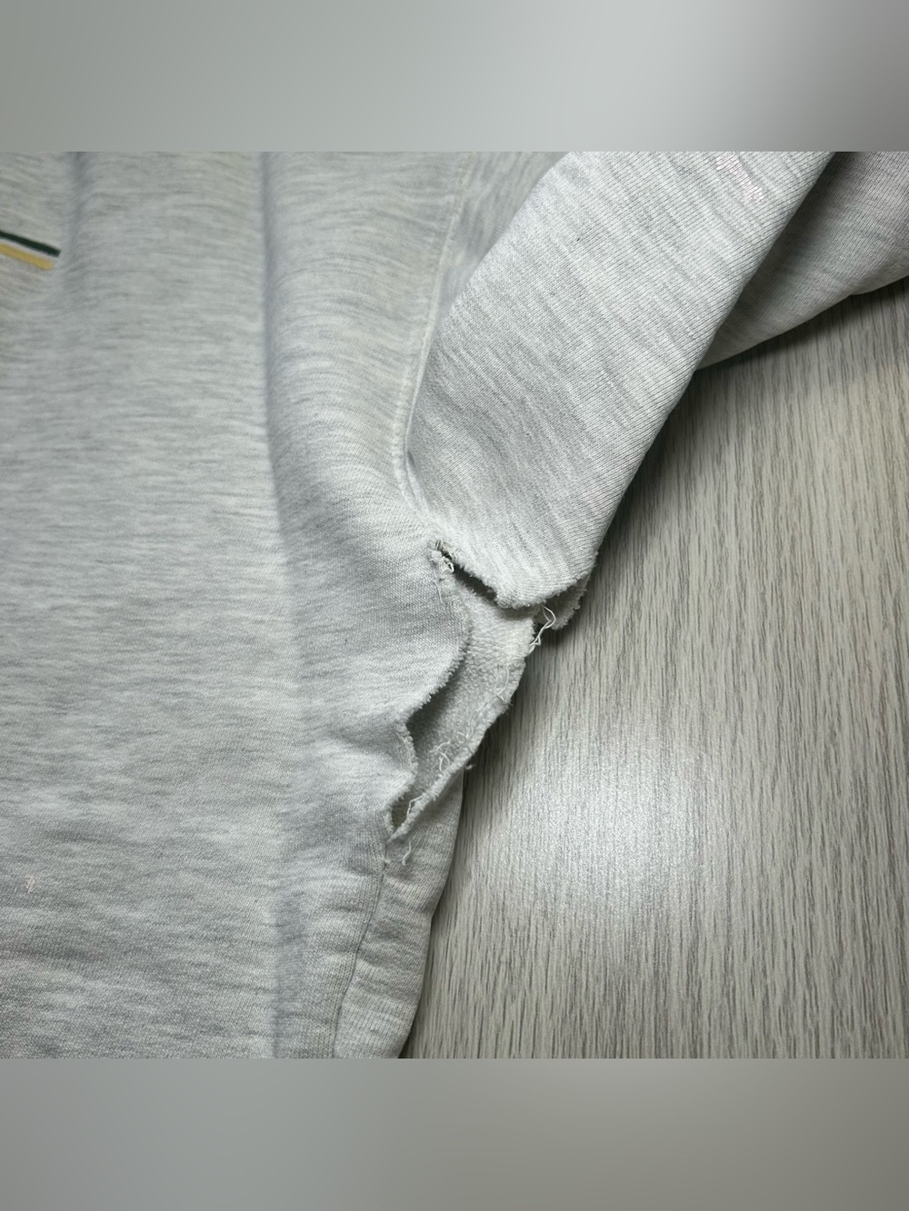 VTG 90s Cal Poly SLO Thrashed Crewneck Sweatshirt Pullover MV Sport Men XL Gray - Picture 8 of 16